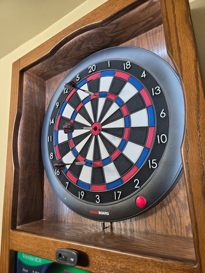 *Alpha Dart Board Cabinet