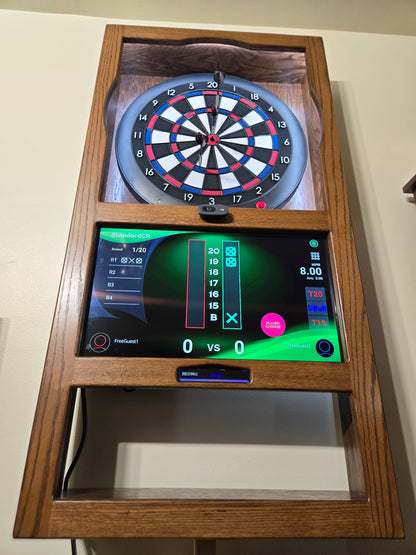 *Alpha Dart Board Cabinet