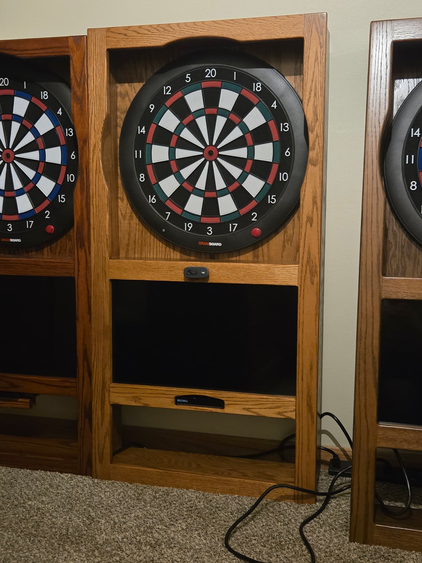 *Alpha Dart Board Cabinet